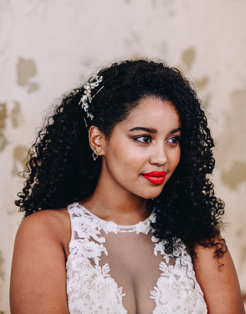 Wedding Hairstyles for Naturally Curly Hair - David's Bridal Blog Wedding Hairstyles for Naturally Curly Hair - David's Bridal Blog